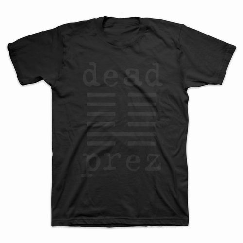 DEAD PREZ / デッド・プレズ / BLACK LOGO T-SHIRT (S)
