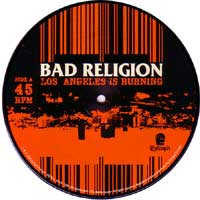 BAD RELIGION / バッド・レリジョン / LOS ANGELES IS BURNING