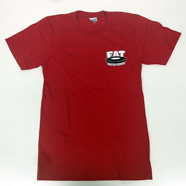 FAT WRECK CHORDS OFFICIAL GOODS / ロゴTシャツ (赤) (Mサイズ)