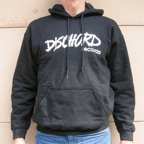 DISCHORD OFFICIAL GOODS / Old Dischord Logo パーカー BLACK / WHITE (Lサイズ)