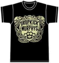 DROPKICK MURPHYS / Knuckle Shield Tシャツ (Sサイズ)