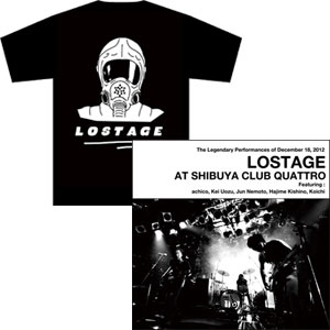 LOSTAGE / LOSTAGE AT SHIBUYA CLUB QUATTRO (Tシャツ付き初回限定盤 XSサイズ)