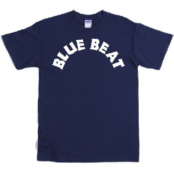 REGGAE T-SHIRTS / BLUE BEAT T-SHIRTS NAVY (M)