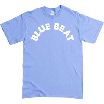 REGGAE T-SHIRTS / BLUE BEAT T-SHIRTS SKY BLUE (M)