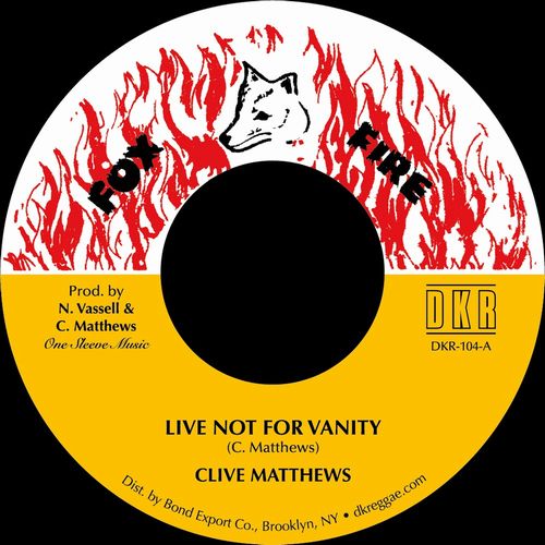 CLIVE MATTHEWS / LIVE NOT FOR VANITY