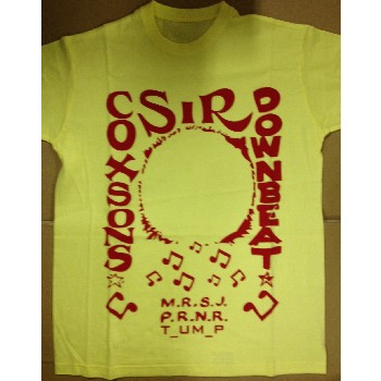 BLOOD SWEAT & TEES / DOWNBEAT THE RULER T-SHIRTS (YELLOW S) 