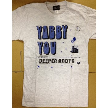 YABBY YOU (VIVIAN JACKSON) / ヤビー・ユー(ヴィヴィアン・ジャクソン) / YABBY YOU DEEPER ROOTS T-SHIRTS (GRAY S)