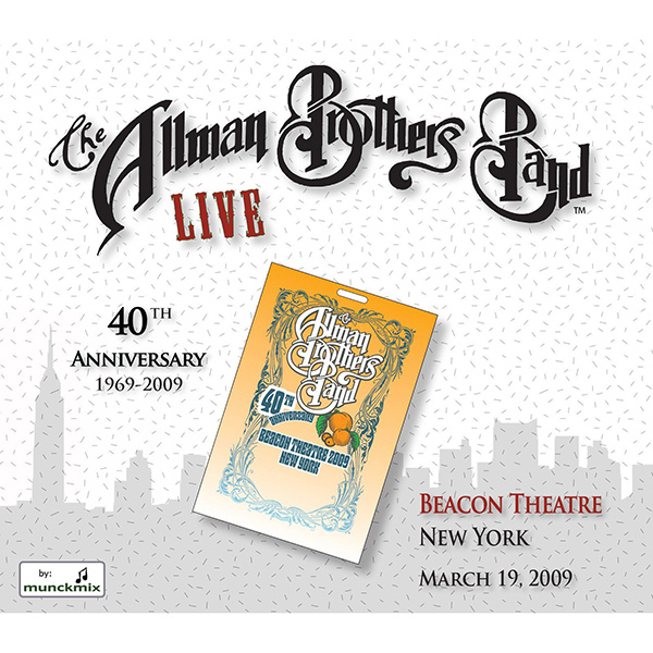 ALLMAN BROTHERS BAND / オールマン・ブラザーズ・バンド / 2009-03-19 LIVE AT BEACON THEATRE, NEW YORK, NY, MARCH 19, 2009 (3CDR)