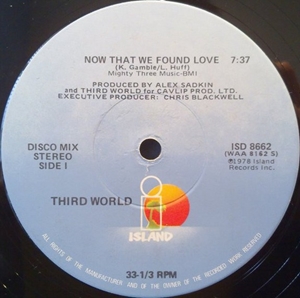 THIRD WORLD / サード・ワールド / NOW THAT WE FOUND LOVE / ONE COLD VIBE