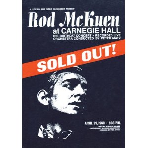 ROD MCKUEN / ロッド・マッケン / SOLD OUT AT CARNEGIE HALL (DELUXE EDITION)