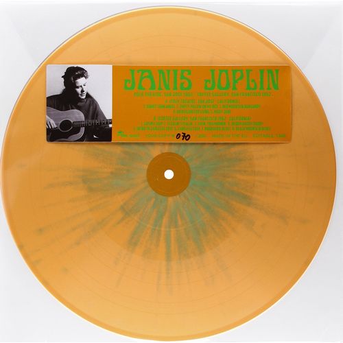 JANIS JOPLIN / ジャニス・ジョプリン / FOLK THEATRE, SAN JOSE, 1962 / COFFEE GALLERY, SAN FRANCISCO, 1962 (COLORED LP)