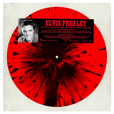ELVIS PRESLEY / エルヴィス・プレスリー / LIVE AT THE ALABAMA FAIR AND DAIRY SHOW TUPELO, MS , 09/26/1956 (COLORED LP)