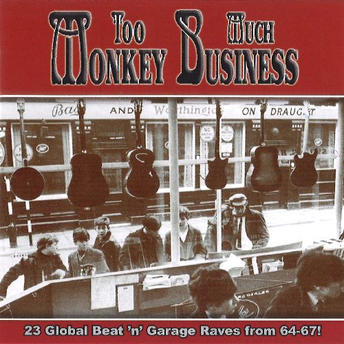 V.A. (GARAGE) / TOO MUCH MONKEY BUSINESS - 23 GLOBALBEAT 'N' GARAGE RAVES FROM 64-67! THE CD