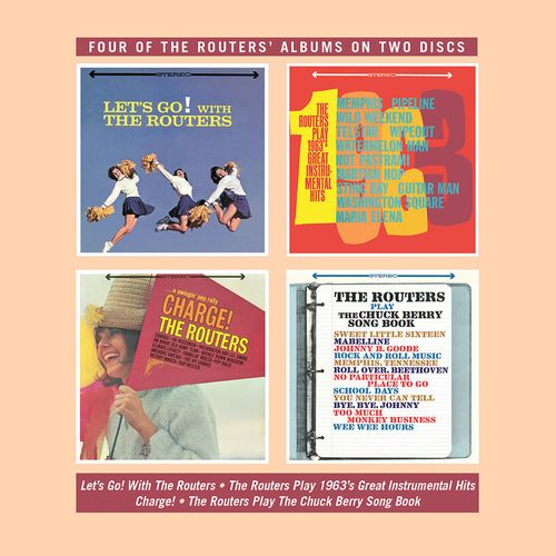 ROUTERS / ルーターズ / LET'S GO! WITH THE ROUTERS / THE ROUTERS PLAY 1963'S GREAT INSTRUMENTAL HITS / CHARGE! / THE ROUTERS PLAY THE CHUCK BERRY SONG BOOK (2CD)