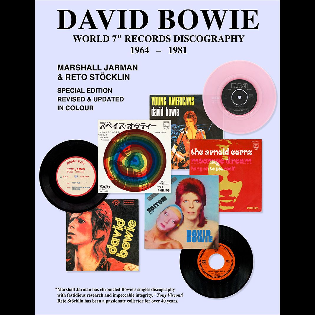DAVID BOWIE / デヴィッド・ボウイ / DAVID BOWIE WORLD 7" RECORDS DISCOGRAPHY 1964-1981 (MARSHALL JARMAN & RETO STOCKLIN)