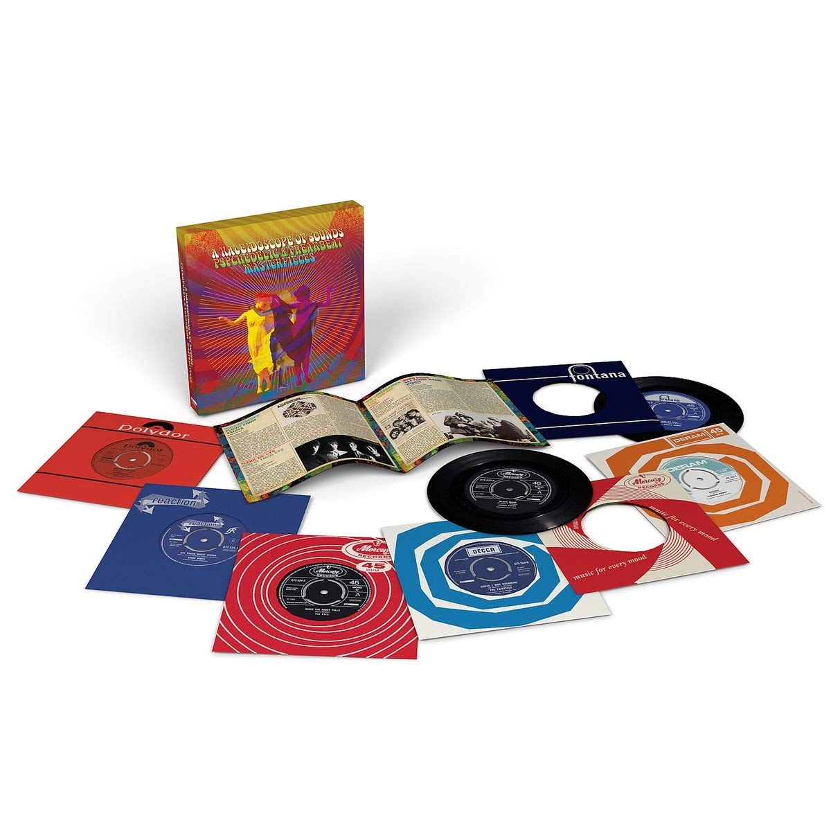 V.A. (PSYCHE) / A KALEIDOSCOPE OF SOUNDS (PSYCHEDELIC & FREAKBEAT MASTERPIECES) (7X7" BOX)