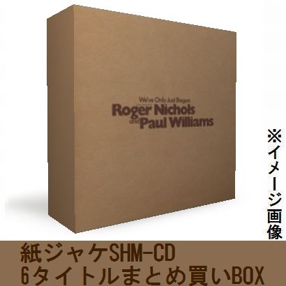 ROGER NICHOLS & PAUL WILLIAMS / ロジャーニコルス&ポールウィリアムス / 紙ジャケSHM-CD 6タイトルまとめ買いセット
