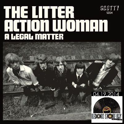 LITTER / リッター / ACTION WOMAN / A LEGAL MATTER (7")