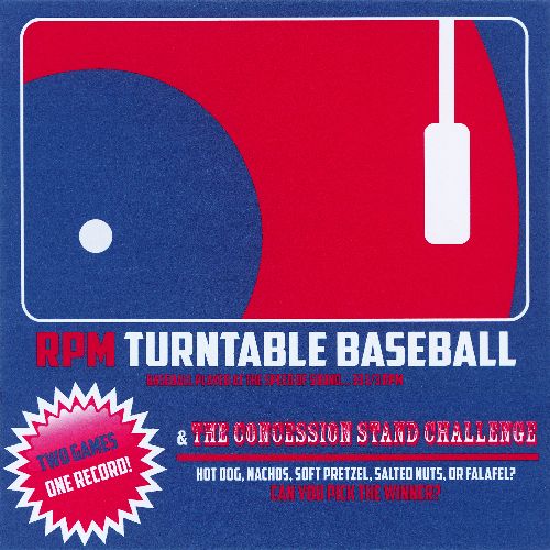 RPM TURNTABLE BASEBALL / TWO GAMES, ONE RECORD (A TWO-PLAYER GAME PLAYED AT 33 1/3 RPM) [COLORED 7"]