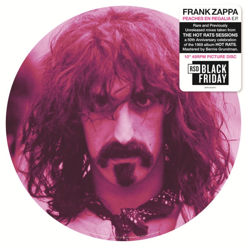 FRANK ZAPPA (& THE MOTHERS OF INVENTION) / フランク・ザッパ / PEACHES EN REGALIA / LITTLE UMBRELLAS [PICTURE DISC 10"]