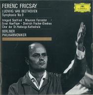 FERENC FRICSAY / フェレンツ・フリッチャイ / ベートーヴェン:交響曲第9番「合唱」@フリッチャイ/BPO 聖ヘドヴィッヒ大聖堂聖歌隊 ゼーフリート(S)ヘフリガー(T)他