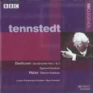 KLAUS TENNSTEDT / クラウス・テンシュテット / TENNSTEDT:BEETHOVEN:SYM No.1&5/Egmont Overture WEBER:Oberson Overture