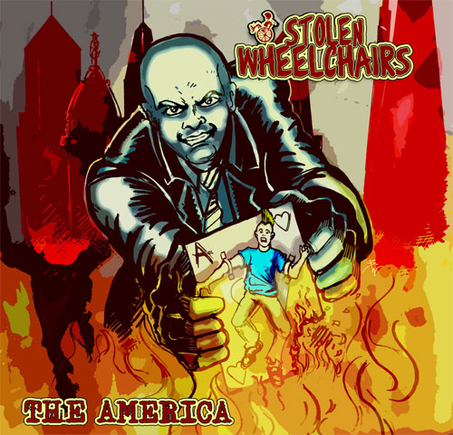 STOLEN WHEELCHAIRS / THE AMERICA (LP) 