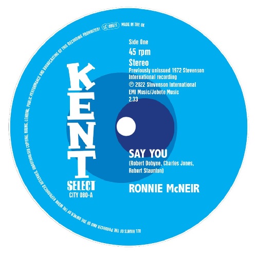 RONNIE MCNEIR / ロニー・マクネア / SAY YOU / I'M SORRY (7")