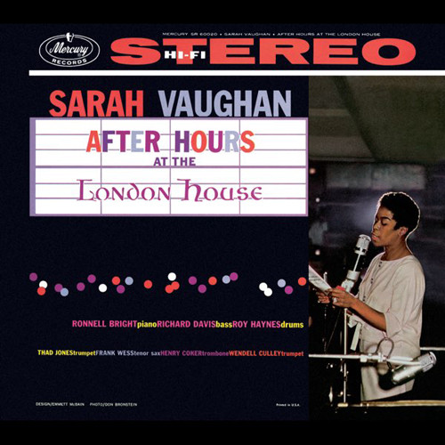 SARAH VAUGHAN / サラ・ヴォーン / AFTER HOURS AT THE LONDON HOUSE / アフター・アワーズ・アット・ザ・ロンドン・ハウス(SHM-CD)