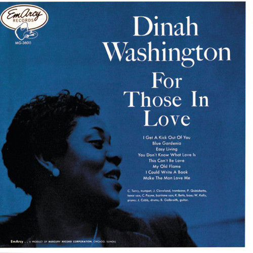 DINAH WASHINGTON / ダイナ・ワシントン / FOR THOSE IN LOVE / フォー・ゾーズ・イン・ラヴ +2(SHM-CD)