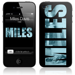 MILES DAVIS / マイルス・デイビス / LOGO(iPhone 4(16/32GB)用 : MUSIC SKIN) 