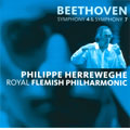 PHILIPPE HERREWEGHE / フィリップ・ヘレヴェッヘ / BEETHOVEN: SYMPHONIES NOS.4 & 7 / ベートーヴェン:交響曲第4&7番