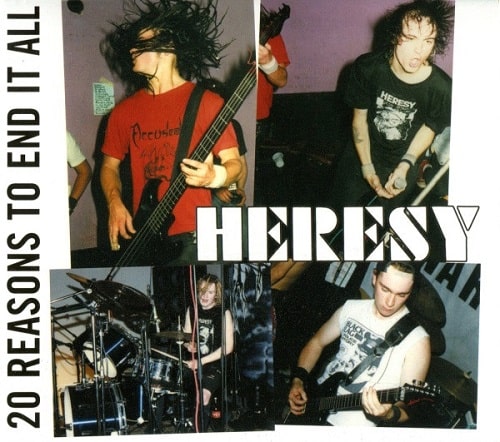 HERESY / ヘレシー / 20 REASONS TO END IT ALL (LP)