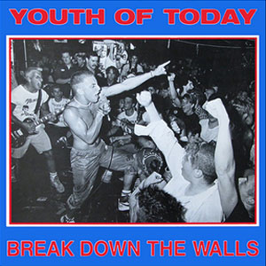 YOUTH OF TODAY / ユース・オブ・トゥデイ / BREAK DOWN THE WALLS (LP)