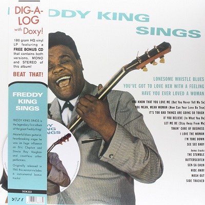 FREDDIE KING (FREDDY KING) / フレディ・キング / FREDDIE KING SINGS (LP+CD)