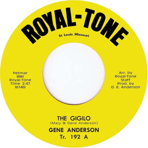 GENE ANDERSON / ジーン・アンダーソン / GIGOLO / LONELIEST ONE (7")