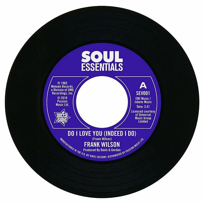 FRANK WILSON / DO I LOVE YOU(INDEED I DO) / SWEETER AS THE DAYS GO BY (7'')