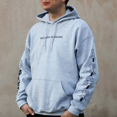 DESCENDENTS / L/MILO GOES TO COLLEGE PULLOVER (HEATHER GREY)
