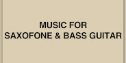 【再入荷】サム・ウィルクス&サム・ゲンデル 「Music For Saxofone & Bass Guitar」のアナログ盤が入荷