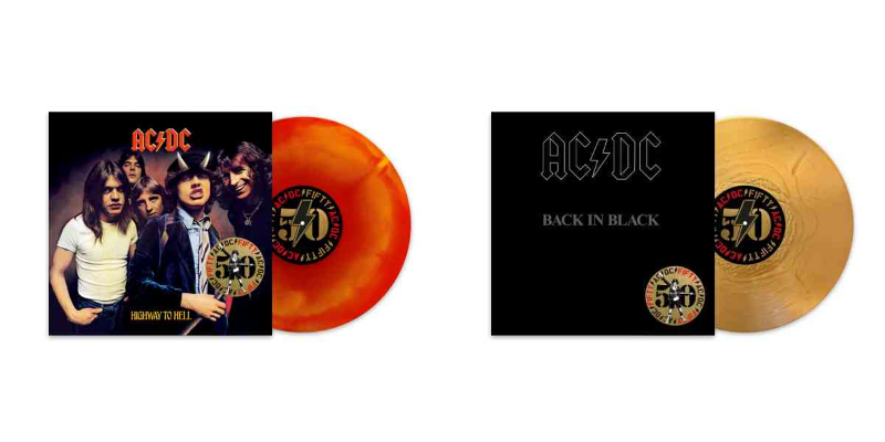 AC/DC 活動50周年記念VINYL !!