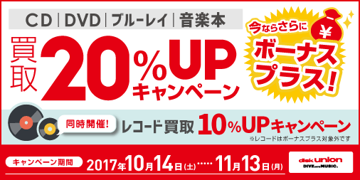 買取20%UPキャンペーン