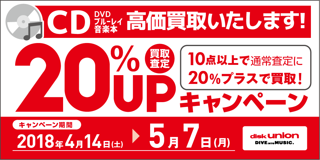 買取20%UPキャンペーン
