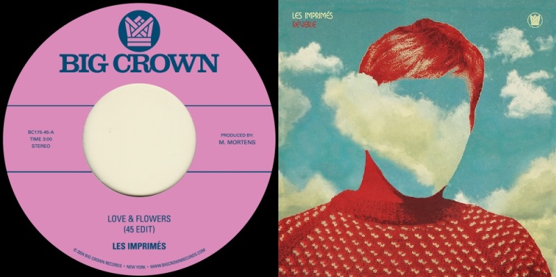 LES IMPRIMES / LOVE & FLOWERS (45 EDIT) / YOU (7") - デビューアルバムから2曲がエディット・バージョンで7インチ・カット!