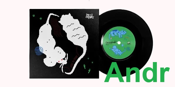◤入荷◢ Andr「CAT & MOUSE / SWAPPING SOCKS (7")」-  台湾オルタナポップの新星! 話題のシンガーソングライター日本盤7インチリリース!