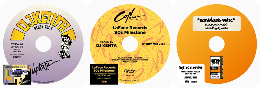 DJ KENTA(ZZ PRODUCTION)による大人気シリーズSTUDY MIXから3タイトルがディスクユニオン限定で少量再発決定!!!