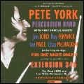 PETER YORK PERCUSSION BAND / EXTENSION 345 LIVE