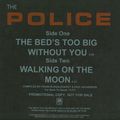 POLICE / ポリス / BED'S TOO BIG WITHOUT YOU/WALKING ON THE MOON