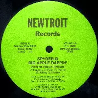 SPYDER-D BIG APPLE RAPPIN' USオリジナル12インチ Spyder-D / Big Apple Rappin'(National Rappin' Anthem)/Rapple
