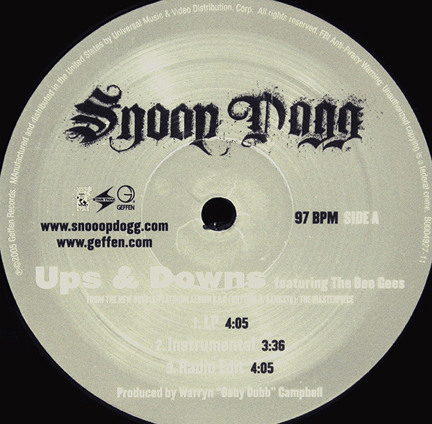 UPS & DOWNS/SNOOP DOGG (SNOOP DOGGY DOG)/スヌープ・ドッグ｜HIPHOP
