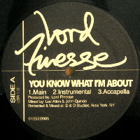 LORD FINESSE / ロード・フィネス / YOU KNOW WHAT I'M ABOUT